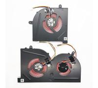Fleshy Leaf Ventilador de refrigeración GPU de repuesto para MSI GS63 GS63VR GS73 GS73VR GS62 MS-17B1 MS-17B2 MS-16K2 MS-16K3 Stealth Pro BS5005HS-U2L1 de 4 pines