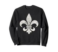 Fleur De lis, Francia, Francés, Mardi Gras, Cajún, Flor Sudadera
