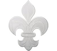 Fleur De Lis Parche para coser en la insignia Francia Escudo de armas Flor de Lis