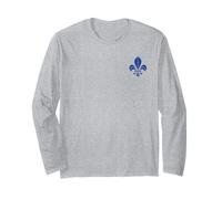 Fleur DE lis SÍMBOLO Fleur-DE-LYS HERALDICA Francia Manga Larga