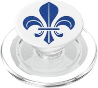 Fleur DE lis SÍMBOLO Fleur-DE-LYS HERALDICA Francia PopSockets PopGrip para MagSafe