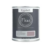 FLEUR DESIGNER'S PAINT Eggshell - Esmalte multisuperficie Satinado, sin lijar, 750 ml, F16 Indian Elephant, a Base de Agua, Lavable, Muy Resistente, Interior - Exterior, Paredes - Muebles