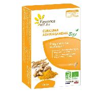 Fleurance Nature - Tonicidad y vitalidad - Cúrcuma ashwagandha orgánica - 15 comprimidos