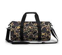 Fleurdelis Fleur De Lis Royal French Lily Gothic - Bolsa de gimnasio portátil para mujeres y hombres, bolsa de viaje para deportes, gimnasio, divertida bolsa de yoga