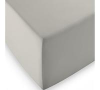 fleuresse 1119 XXL Jersey Stretch - Sábana Bajera Ajustable (96% algodón, 4% Elastano), con Goma elástica, Ökotex 100, para colchones de hasta 40 cm de Altura, 140 x 190-160 x 220 cm, Porcelana