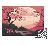 Fleurs de cerisier 70x50cm/1000pcs Puzzle Pour Adultes - Art japonais,Jouet De DIY