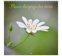 Fleurs du pays des rêves (Calendrier mural carré 2026 30x30 cm) Calendrier double avec une page pour vos prises de notes: Des images de fleurs photographiées de manière rêveuse
