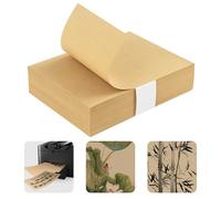 Flewdart 100pcs papel arroz A4 imprimible espesar, rice paper xuan imprimir para tinta china japonesa chinese calligraphy pintura, papel chino, 60g/m² (Papel Xuan semi-cocido dorado)