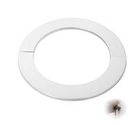 Flewdart 2pcs roseta tubo chimenea 120mm, Manguito chimene 120 mm Dimensiones 125 x 175 x 5mm Acero Inoxidable Resistente al calor para chimenea tube (120mm 2pcs)