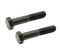 Flewdart 2pcs tornillo cuchilla cortacesped Ø9.5mm x 51mm SAE grado 8 para Honda GCV160, Castelgarden 12735698, Snapper 9-0167, Stiga 9987-5251-12, Bestgreen y Alpina