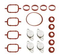 Flewdart 4 x 22mm Kit de supresión colector admisión M47 M47N M47TU M47TUD20 11612245439 para E46 E83 E60 E87 E83 E90 E91, juntas admision M47 (4x22)