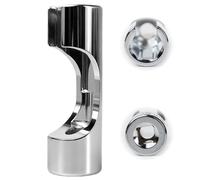 Flewdart llave de vaso sonda lambda 3/8 17mm, llave 3/8" 17 mm hexagonal SW14 para sonda lambda sondas de temperatura termostatos, CRV acero cromo vanadio (3/8 17mm)