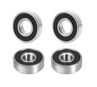 Flewdart rodamientos de bolas 608RS 8x22x7 mm, sin fricción ABEC 9, 608 2RS para Skateboard, Longboard Eléctrico, Rodamientos Blindados (608RS 4pcs)