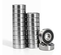 Flewdart rodamientos de bolas 625RS 5x16x5 mm 20pcs, sin fricción ABEC 9, 625 2RS para Skateboard, Longboard Eléctrico, Rodamientos Blindados (625rs 20ps)
