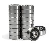 Flewdart rodamientos de bolas 698RS 8x19x6 mm 20pcs, sin fricción ABEC 9, 698 2RS para Skateboard, Longboard Eléctrico, Rodamientos Blindados (698rs 20ps)