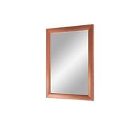 Flex 35 - Espejo de pared de 100 x 70 cm con marco (cobre), espejo a medida con barra de madera MDF de 35 mm de ancho, marco de espejo hecho a medida, incluye espejo y pared trasera estable con