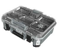 Flex 531468 - Maletín de transporte (tamaño pequeño, plástico resistente a los golpes, 276 x 377 x 143 mm, con cierre de metal, caja de herramientas)