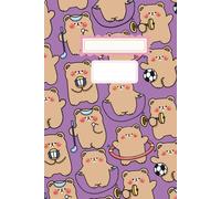 Flex Appeal - Purple Gym Bear Notebook: Funny weightlifting bear design on pastel cover - a perfect novelty gift for active dreamers