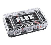 Flex Bitset DB 41 530494 - Juego de puntas (41 piezas, con maletín de transporte, con caja apilable, incluye Torx, Phillips, Pozidriv, tuerca, soportes magnéticos)