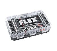Flex Bitset DB 41 530494 - Juego de puntas (41 piezas, con maletín de transporte, con caja apilable, incluye Torx, Phillips, Pozidriv, tuerca, soportes magnéticos)