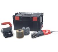 Flex Bürstmaschine BBE 14-3 110 Set Trinoflex Cepillo Nylon Litzendrath Satinar