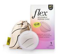 Flex - Discos menstruales | Discos desechables para el período | Alternativa para tampones, compresas y copas | Capacidad de 5 Super tampones | HSA o FSA elegible | Fabricado en Canadá | 12 Conte