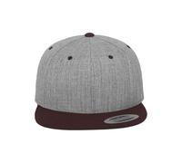 Flex fit - Gorra de béisbol - para hombre, Multicolor (grey/Maroon), Talla única