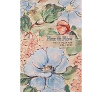 Flex&Flow Daily Planner 2025-2027 | Blue Flowers: Undated for a Healthier, Wealthier You