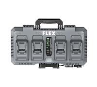FLEX FX0451-Z - Cargador rápido de batería de Iones de Litio simultáneo de 4 Puertos (280 W por Puerto)