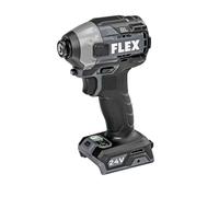 FLEX FX1371A-Z - Destornillador de impacto hexagonal de expulsión rápida de 24 V, sin escobillas, 1/4 de pulgada, 2.500 libras de torque de expulsión rápida, herramienta multimodo, batería y cargador
