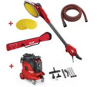 Flex Ge 6R Randnah Girafa + Vce 44L AC Aspirador + Bolso Lijadora Cuello Largo