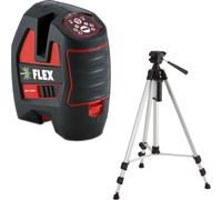 FLEX Láser De Cruz Autonivelante + Trípode ALC 3/1-G/R + LKS 65-170 F 1