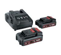 FLEX P-Set 22 Q Power 22Q (Power 22Q, PSet, Cargador 18V + 2 Baterías 2.5Ah 18V para Herramientas) 532740