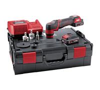 FLEX Pulidora inalámbrica PXE 80 12-EC / 2.5 Set (pulidora inalámbrica de 12 V, giratoria y excéntrica, pulidora con 2 baterías 2.5 Ah 12 V, cargador rápido y muchos accesorios) 532268