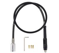 Flex Shaft para Taladro Eléctrico, Accesorio Flexible de 42 Pulgadas con 3 Mandriles, Mango de PVC - Alta Precisión en Grabado, Durabilidad y Versatilidad para Pulido y Tallado