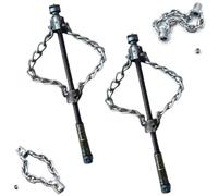 Flex-Shaft Sewer Descaling Chain,Multi-Purpose PVC Pipe Maintenance Tool,Push-Type Rotary Cable Sewer Dredge,Oil Pollution in Pipeline Blocks Drilling Tools for 16mm Spring (2)