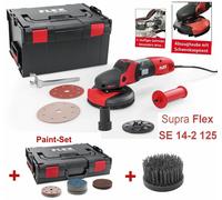 Flex Supraflex SE 14-2 125 Amoladora Angular + Paint-Set por Ej.Madera Lacado