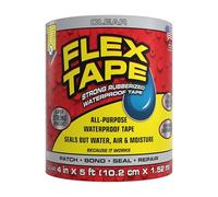 Flex Tape, Cinta impermeable de goma gruesa y flexible original, sella y parche, funciona bajo el agua, interior y exterior, reparación de fontanería y piscina, transparente, 4 pulgadas x 5 pies
