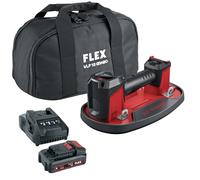 Flex VLP Grabo 534509 - Elevador de vacío con batería de 2,5 Ah y cargador CA 18.0-LD (negro, rojo, elevador de vacío de batería de 18 V, batería de 2,5 Ah, con cargador y batería de 18 V, protección