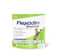 FLEXADIN ADVANCE CW GATO 30CPD | Colágeno tipo II no desnaturalizado, boswellia, ácidos grasos y vitamina E para la salud articular, ayuda a la movilidad