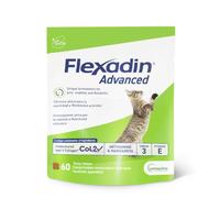 Flexadin Advanced 60 Comprimidos masticables Gatos. Combinación de Ingredientes diseñada para Mantener la Salud Articular de los Gatos. Administración 1 Vez al día.