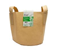 Flexapot Bolsa/Maceta Geotextil con Asas para el Cultivo Beige 5 GAL (19L)