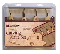 Flexcut FLEXKN100 Cuchillo a Lama Fissa,Unisex - Adultos, Multicolor, un tamaño