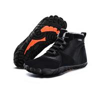 FlexEase Barefoot Botas Invierno Cálido Botines Nieve pour Hombre Mujer Black43
