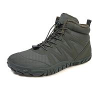 FlexEase Barefoot Botines Invierno Botas Montaña pour Hombre Mujer Botas Nieve Comodos Cálido y Antideslizante Green 40 EU