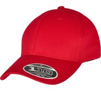 Flexfit 110 Curved Visor Snapback Rojo Einheitsgröße