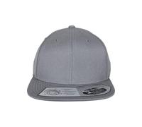 Flexfit 110 Fitted Snapback Gorra, Gris, Talla única Unisex Adulto