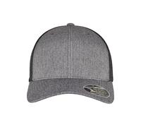Flexfit 110 Mesh Cap 2-Tone Gorra de bisbol, Gris y Negro, Talla única Unisex Adulto