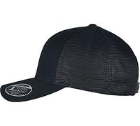 Flexfit 110m-110 Mesh Cap Gorra de bisbol, Negro, Talla única Unisex Adulto