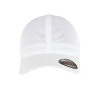 Flexfit 360-flexfit 360 Omnimesh Cap Gorra de béisbol, Blanco, S-M Unisex Adulto
